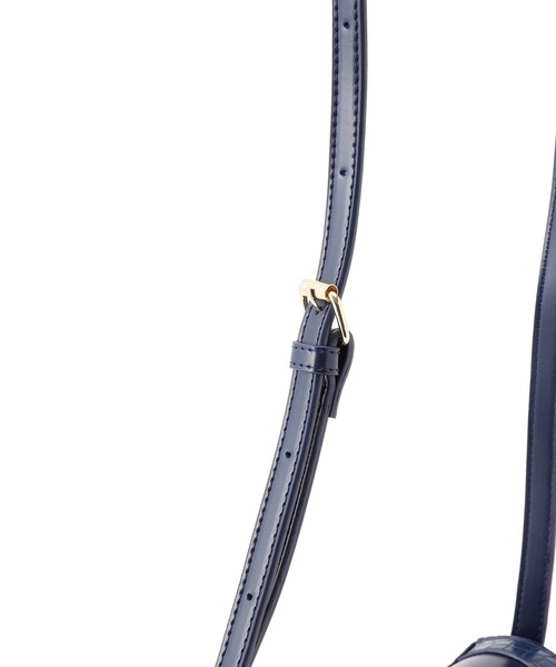 ROPE' PICNIC（ロペピクニック）の「くるみメタルサルカンクロココンビスクエアショルダーバッグ（ショルダーバッグ・レディース・ブラック/ベージュ/ブルー系その他3・FREE）」の6枚目の写真