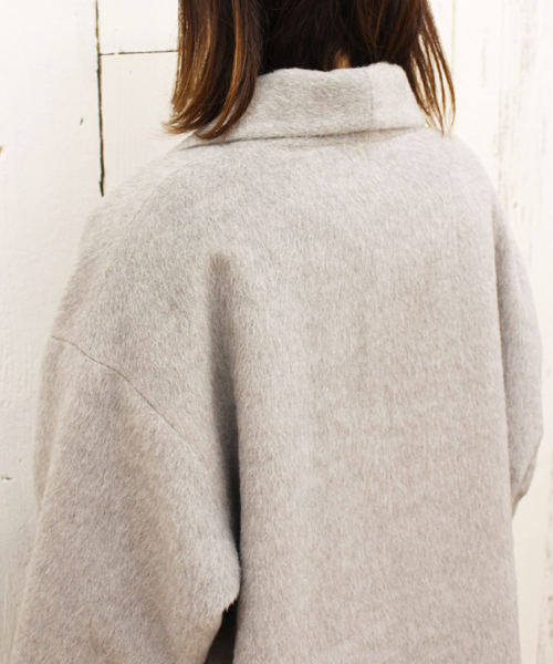 Kastane（カスタネ）の「【Kastane】中綿ビッグジャケット（その他アウター・レディース・グレー/ネイビー/キャメル/レンガ・FREE）」の19枚目の写真