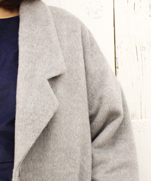 Kastane（カスタネ）の「【Kastane】中綿ビッグジャケット（その他アウター・レディース・グレー/ネイビー/キャメル/レンガ・FREE）」の21枚目の写真