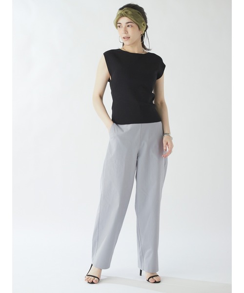 DRWCYS（ドロシーズ）の「ワイドストレートパンツ（その他パンツ・レディース・ブルー/ピンク/ホワイト/ベージュ・SMALL/MEDIUM）」の3枚目の写真