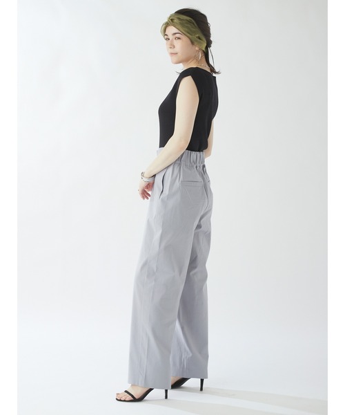 DRWCYS（ドロシーズ）の「ワイドストレートパンツ（その他パンツ・レディース・ブルー/ピンク/ホワイト/ベージュ・SMALL/MEDIUM）」の6枚目の写真
