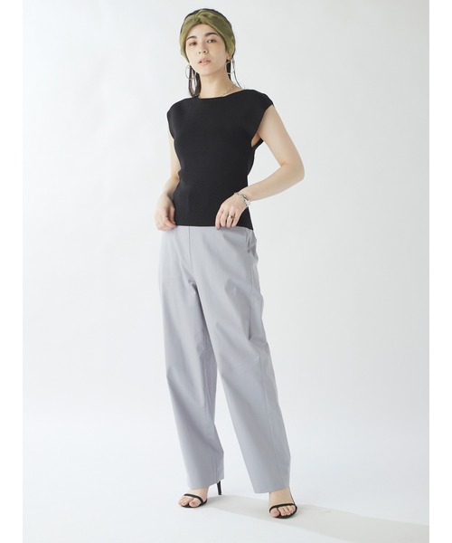 DRWCYS（ドロシーズ）の「ワイドストレートパンツ（その他パンツ・レディース・ブルー/ピンク/ホワイト/ベージュ・SMALL/MEDIUM）」の9枚目の写真
