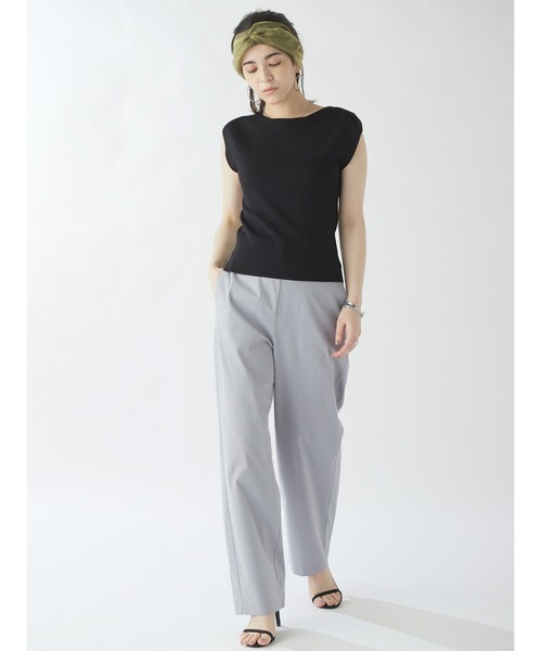 DRWCYS（ドロシーズ）の「ワイドストレートパンツ（その他パンツ・レディース・ブルー/ピンク/ホワイト/ベージュ・SMALL/MEDIUM）」の10枚目の写真
