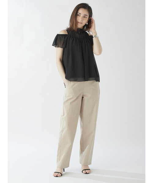 DRWCYS（ドロシーズ）の「ワイドストレートパンツ（その他パンツ・レディース・ブルー/ピンク/ホワイト/ベージュ・SMALL/MEDIUM）」の13枚目の写真
