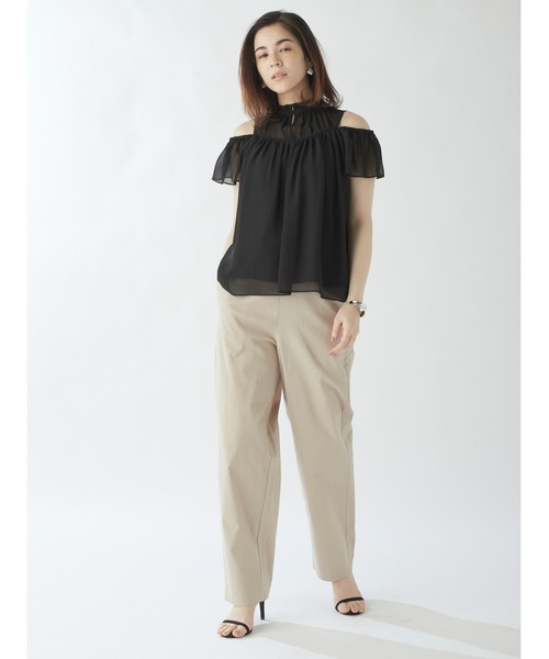DRWCYS（ドロシーズ）の「ワイドストレートパンツ（その他パンツ・レディース・ブルー/ピンク/ホワイト/ベージュ・SMALL/MEDIUM）」の14枚目の写真