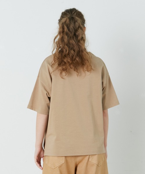 FRAPBOIS（フラボア）の「ベースＴ（Tシャツ/カットソー・レディース・ブラック/ホワイト/ベージュ・2/1）」の15枚目の写真