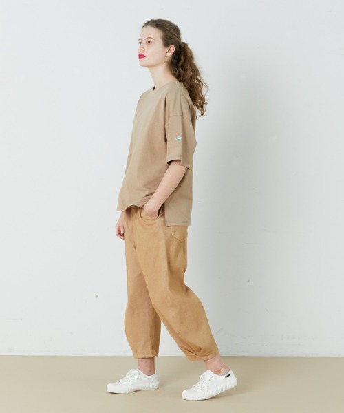 FRAPBOIS（フラボア）の「ベースＴ（Tシャツ/カットソー・レディース・ブラック/ホワイト/ベージュ・2/1）」の5枚目の写真