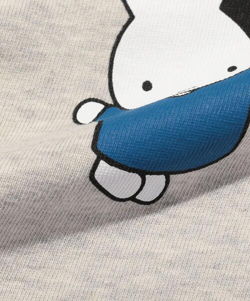 POP TRADING COMPANY（ポップトレーディングカンパニー）の「【別注】 ＜POP TRADING COMPANY＞ Miffy 12 BALL/ カットソー（Tシャツ/カットソー・メンズ・ホワイト/ライトグレー・MEDIUM/X-LARGE/LARGE）」の4枚目の写真