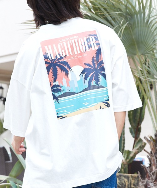 MONO-MART（モノマート）の「コットン天竺 オーバーサイズ イラストロゴ＆転写プリント 半袖カットソー（Tシャツ/カットソー・メンズ・ホワイト/チャコールグレー/ライトブルー/ブラック/その他/ホワイト系その他/ブラック系その他/グレー系その他/ベージュ系その他/グリーン系その他/ブルー系その他/ホワイト系その他2/ホワイト系その他3/ホワイト系その他4/ホワイト系その他5/ホワイト系その他6/ホワイト系その他7/ブラック系その他2/ブラック系その他3/グレー系その他2/グレー系その他3/ベージュ系その他2/ベージュ系その他3/ベージュ系その他4/ベージュ系その他5/ベージュ系その他6/ベージュ系その他7/グリーン系その他2/グリーン系その他3/グリーン系その他4/ブルー系その他2/ブルー系その他3・M/L）」の4枚目の写真