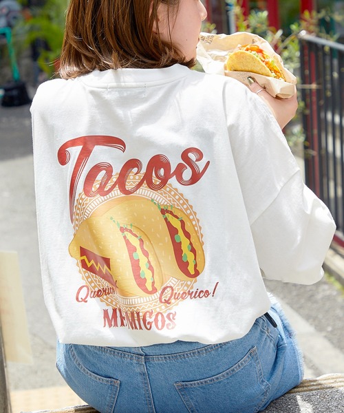 MONO-MART（モノマート）の「コットン天竺 オーバーサイズ イラストロゴ＆転写プリント 半袖カットソー（Tシャツ/カットソー・メンズ・ホワイト/チャコールグレー/ライトブルー/ブラック/その他/ホワイト系その他/ブラック系その他/グレー系その他/ベージュ系その他/グリーン系その他/ブルー系その他/ホワイト系その他2/ホワイト系その他3/ホワイト系その他4/ホワイト系その他5/ホワイト系その他6/ホワイト系その他7/ブラック系その他2/ブラック系その他3/グレー系その他2/グレー系その他3/ベージュ系その他2/ベージュ系その他3/ベージュ系その他4/ベージュ系その他5/ベージュ系その他6/ベージュ系その他7/グリーン系その他2/グリーン系その他3/グリーン系その他4/ブルー系その他2/ブルー系その他3・M/L）」の9枚目の写真