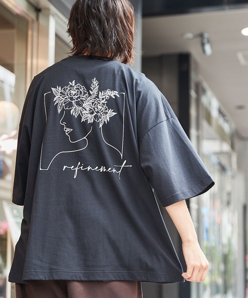 MONO-MART（モノマート）の「コットン天竺 オーバーサイズ イラストロゴ＆転写プリント 半袖カットソー（Tシャツ/カットソー・メンズ・ホワイト/チャコールグレー/ライトブルー/ブラック/その他/ホワイト系その他/ブラック系その他/グレー系その他/ベージュ系その他/グリーン系その他/ブルー系その他/ホワイト系その他2/ホワイト系その他3/ホワイト系その他4/ホワイト系その他5/ホワイト系その他6/ホワイト系その他7/ブラック系その他2/ブラック系その他3/グレー系その他2/グレー系その他3/ベージュ系その他2/ベージュ系その他3/ベージュ系その他4/ベージュ系その他5/ベージュ系その他6/ベージュ系その他7/グリーン系その他2/グリーン系その他3/グリーン系その他4/ブルー系その他2/ブルー系その他3・M/L）」の13枚目の写真