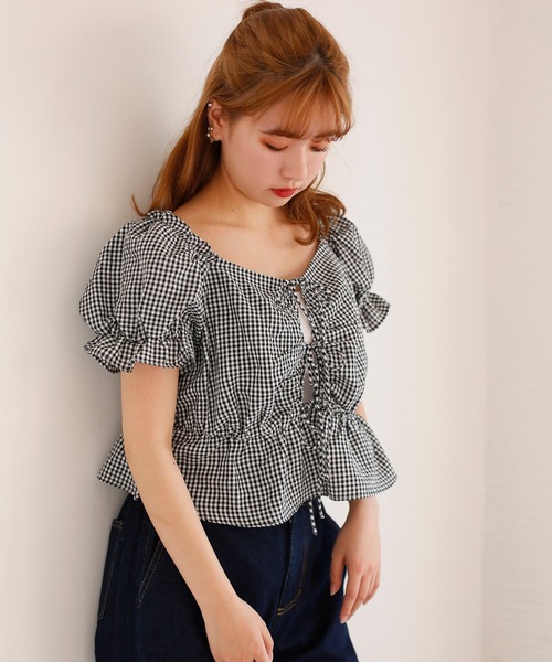 one after another NICE CLAUP(ワンアフターアナザーナイスクラップ)の「2枚セットチロルブラウス(シャツ/ブラウス・レディース・ベージュ/オフホワイト/ブラック系その他・FREE)」の19枚目の写真