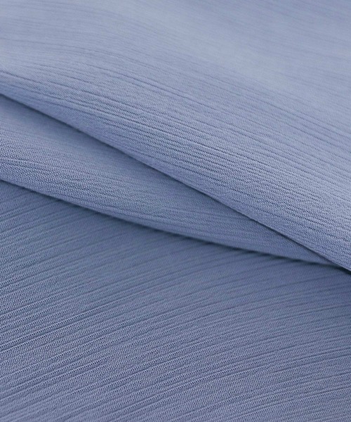 Social GIRL（ソーシャルガール）の「フリルフレアスリーブブラウス（シャツ/ブラウス・レディース・ブラック/ベージュ/オフホワイト/ブルー/ピンクベージュ/グレー/モカ/スモークピンク・S/M/L/LL）」の9枚目の写真