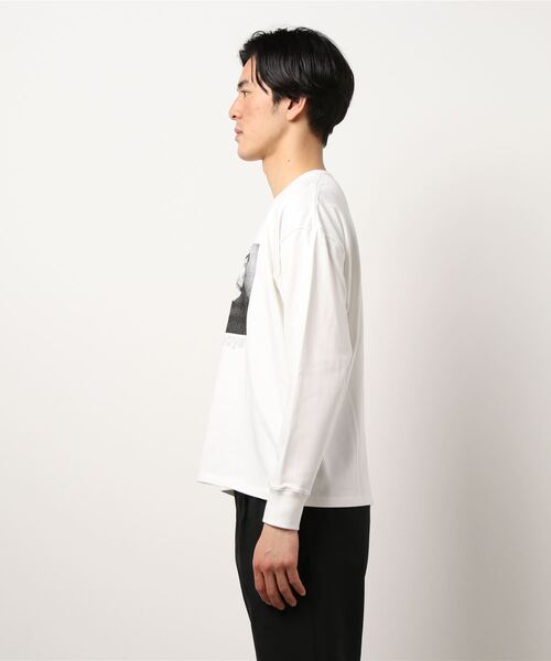 beautiful people（ビューティフルピープル）の「suvin pima jersey Beastie boys long T 1115310017（Tシャツ/カットソー・レディース・ブラック/ホワイト・38/36）」の9枚目の写真