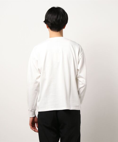 beautiful people（ビューティフルピープル）の「suvin pima jersey Beastie boys long T 1115310017（Tシャツ/カットソー・レディース・ブラック/ホワイト・38/36）」の8枚目の写真