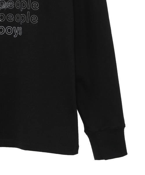 beautiful people（ビューティフルピープル）の「suvin pima jersey Beastie boys long T 1115310017（Tシャツ/カットソー・レディース・ブラック/ホワイト・38/36）」の7枚目の写真