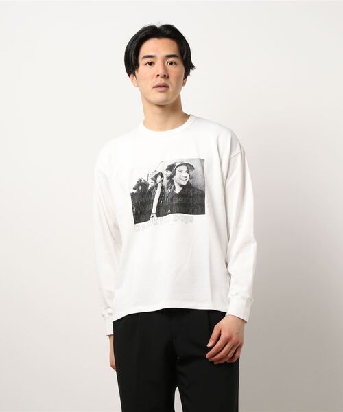 beautiful people（ビューティフルピープル）の「suvin pima jersey Beastie boys long T 1115310017（Tシャツ/カットソー・レディース・ブラック/ホワイト・38/36）」の10枚目の写真