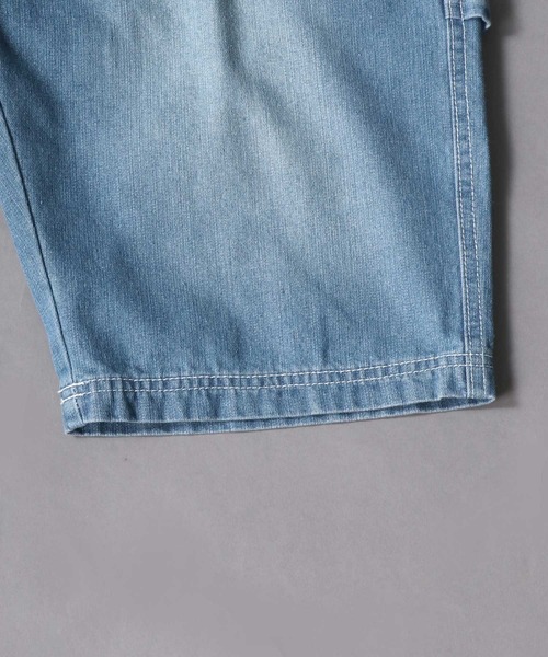 SITRY（シトリー）の「Loose tapered painter shorts/ルーズテーパード ペインターショーツ（デニムパンツ・メンズ・ブラック/ブラウン/ライトインディゴブルー/ストライプ/ワンウォッシュ・M/L）」の12枚目の写真