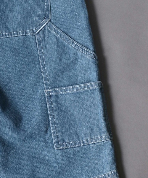 SITRY（シトリー）の「Loose tapered painter shorts/ルーズテーパード ペインターショーツ（デニムパンツ・メンズ・ブラック/ブラウン/ライトインディゴブルー/ストライプ/ワンウォッシュ・M/L）」の15枚目の写真