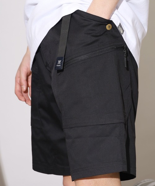 ROARK REVIVAL（ロアークリバイバル）の「ROARK REVIVAL/ロアークリバイバル HERRINGBONE ST NEW BAKER SHORTS ハーフパンツ（その他パンツ・メンズ・ブラック/ベージュ/アーミー・S/M/L）」の5枚目の写真