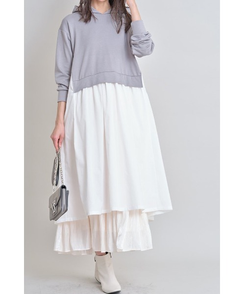 セール フーディーブロードワンピース ワンピース Nostalgia アンドドットノスタルジア のファッション通販 Zozotown