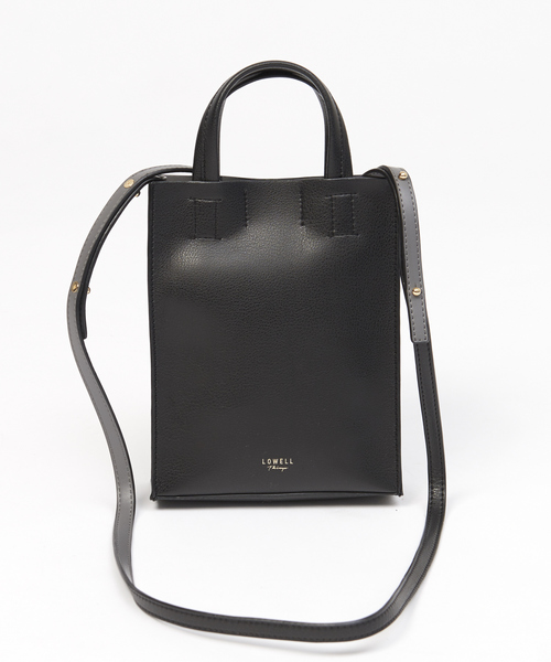 LOWELL things（ロウェル　シングス）の「【販売店舗限定】軽量ミニトートショルダー（ショルダーバッグ・レディース・ブラック/グリーン/アイボリー/グレー・フリー）」の3枚目の写真