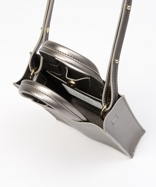 LOWELL things（ロウェル　シングス）の「【販売店舗限定】軽量ミニトートショルダー（ショルダーバッグ・レディース・ブラック/グリーン/アイボリー/グレー・フリー）」の7枚目の写真