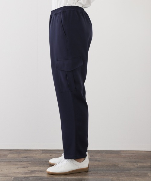 417 EDIFICE（フォーワンセブンエディフィス）の「フクレダブルクロス カーゴパンツ（カーゴパンツ・メンズ・ブラック/ネイビー・MEDIUM/LARGE）」の4枚目の写真