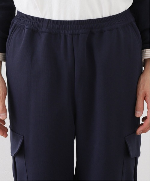 417 EDIFICE（フォーワンセブンエディフィス）の「フクレダブルクロス カーゴパンツ（カーゴパンツ・メンズ・ブラック/ネイビー・MEDIUM/LARGE）」の7枚目の写真