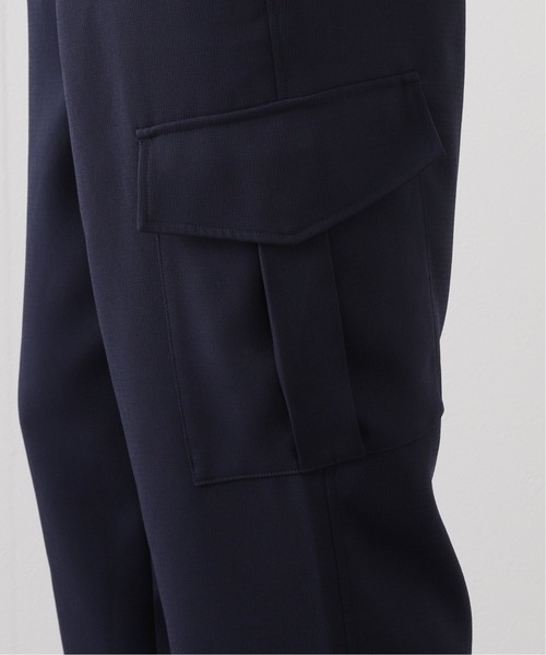 417 EDIFICE（フォーワンセブンエディフィス）の「フクレダブルクロス カーゴパンツ（カーゴパンツ・メンズ・ブラック/ネイビー・MEDIUM/LARGE）」の10枚目の写真