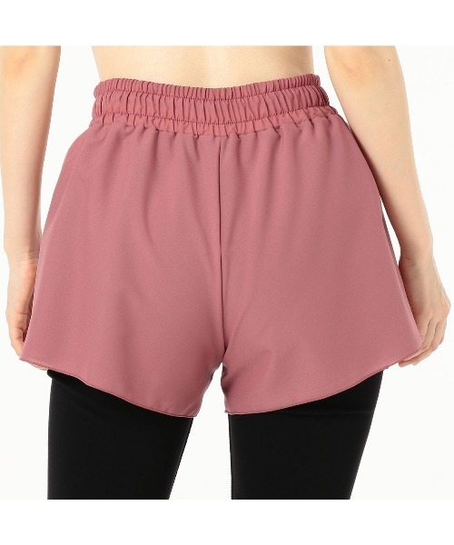 Chacott（チャコット）の「リバーシブルショートパンツ 軽量・2WAYにつかえておトク（その他パンツ・レディース・ライトグレー/ダークパープル/ローズ・M）」の9枚目の写真