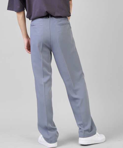 SPINNS（スピンズ）の「センタープレス ストレートパンツ（スラックス・メンズ・ブラック/ブラウン/アイボリー/ダークブルー・S/M/L）」の6枚目の写真