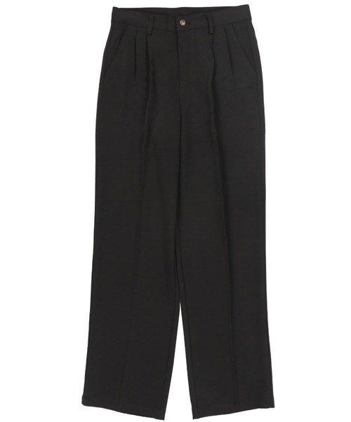 SPINNS（スピンズ）の「センタープレス ストレートパンツ（スラックス・メンズ・ブラック/ブラウン/アイボリー/ダークブルー・S/M/L）」の15枚目の写真