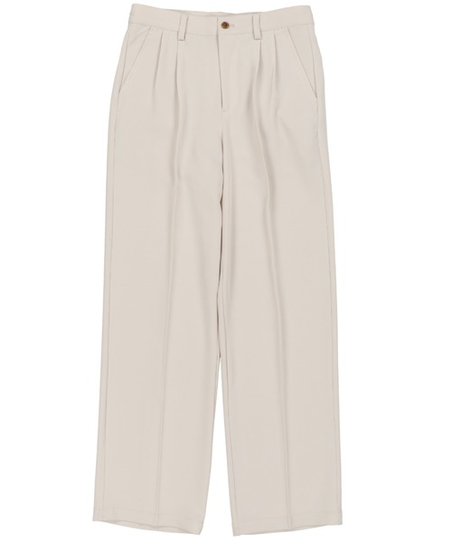 SPINNS（スピンズ）の「センタープレス ストレートパンツ（スラックス・メンズ・ブラック/ブラウン/アイボリー/ダークブルー・S/M/L）」の13枚目の写真