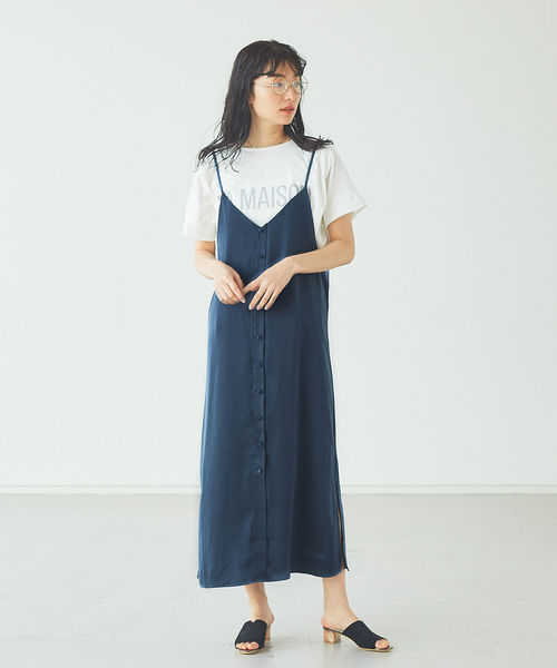 abahouse mavie（アバハウスマヴィ）の「【販売店舗限定】ワイドビッグロゴTシャツ（Tシャツ/カットソー・レディース・ホワイト/ベージュ/チャコールグレー/モスグリーン・フリー）」の12枚目の写真