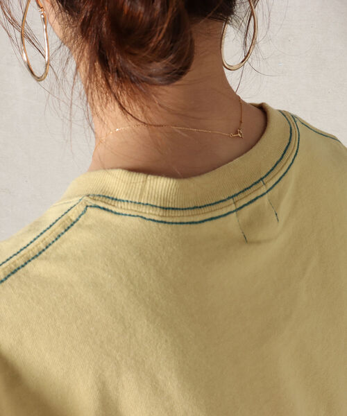 FREDY MAC（フレディーマック）の「【新色追加】【FREDYMAC ”SUNDAY TOOLS WEAR”】コントラストステッチポケットTシャツ（Tシャツ/カットソー・メンズ・アイボリー/オフホワイト/ブラック/ミント/ピンク/パープル/イエロー・M）」の11枚目の写真