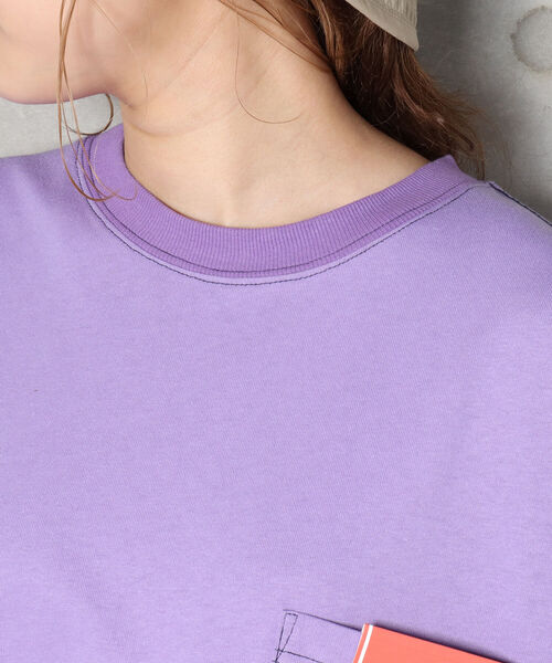 FREDY MAC（フレディーマック）の「【新色追加】【FREDYMAC ”SUNDAY TOOLS WEAR”】コントラストステッチポケットTシャツ（Tシャツ/カットソー・メンズ・アイボリー/オフホワイト/ブラック/ミント/ピンク/パープル/イエロー・M）」の16枚目の写真