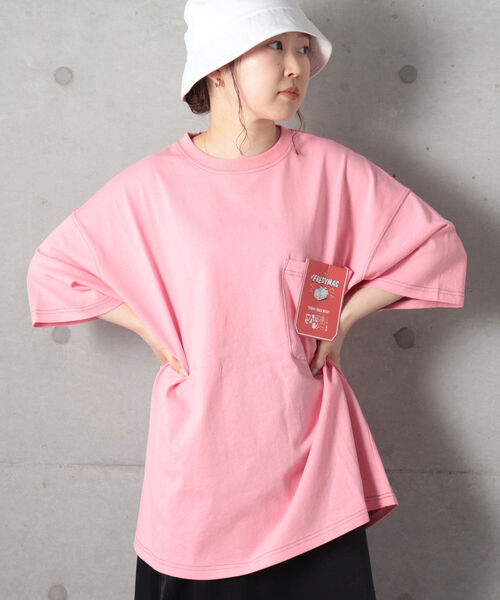 FREDY MAC（フレディーマック）の「【新色追加】【FREDYMAC ”SUNDAY TOOLS WEAR”】コントラストステッチポケットTシャツ（Tシャツ/カットソー・メンズ・アイボリー/オフホワイト/ブラック/ミント/ピンク/パープル/イエロー・M）」の21枚目の写真