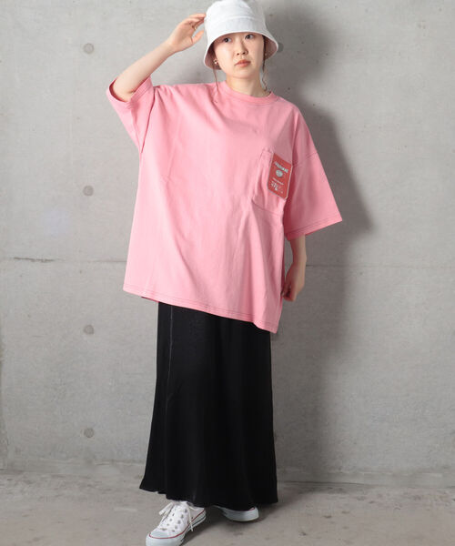 FREDY MAC（フレディーマック）の「【新色追加】【FREDYMAC ”SUNDAY TOOLS WEAR”】コントラストステッチポケットTシャツ（Tシャツ/カットソー・メンズ・アイボリー/オフホワイト/ブラック/ミント/ピンク/パープル/イエロー・M）」の22枚目の写真