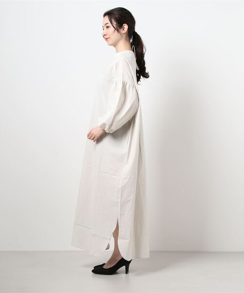 yuw（ユウ）の「２ＷＡＹパフワンピース８Ｓ　946794（ワンピース・レディース・ブラック/ベージュ/グリーン/パープル・FREE）」の6枚目の写真