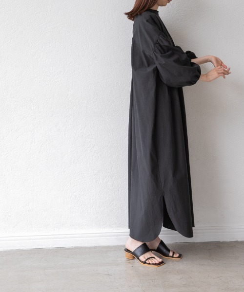 yuw（ユウ）の「２ＷＡＹパフワンピース８Ｓ　946794（ワンピース・レディース・ブラック/ベージュ/グリーン/パープル・FREE）」の8枚目の写真