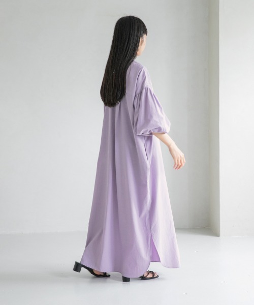 yuw（ユウ）の「２ＷＡＹパフワンピース８Ｓ　946794（ワンピース・レディース・ブラック/ベージュ/グリーン/パープル・FREE）」の11枚目の写真