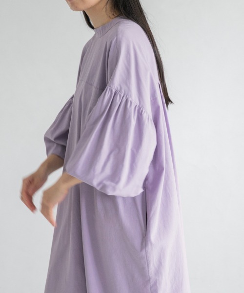 yuw（ユウ）の「２ＷＡＹパフワンピース８Ｓ　946794（ワンピース・レディース・ブラック/ベージュ/グリーン/パープル・FREE）」の13枚目の写真