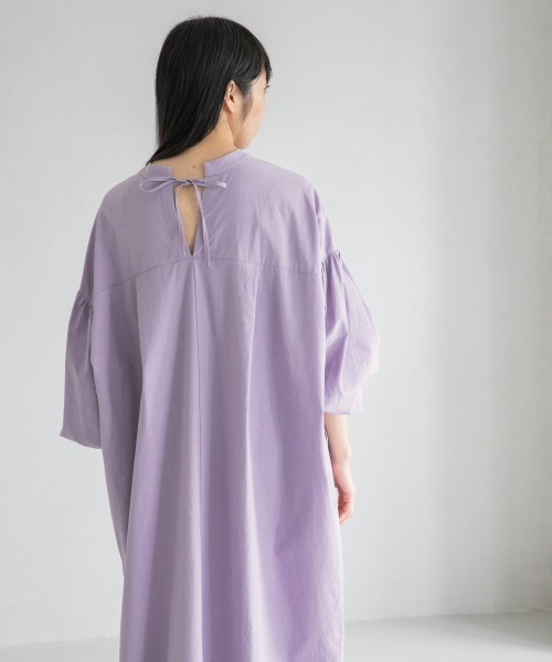 yuw（ユウ）の「２ＷＡＹパフワンピース８Ｓ　946794（ワンピース・レディース・ブラック/ベージュ/グリーン/パープル・FREE）」の14枚目の写真