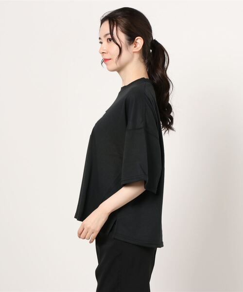 CONVERSE（コンバース）の「CONVERSE コンバース ALL STAR オールスター 転写 モノクロ プリント 半袖Tシャツ（Tシャツ/カットソー・レディース・ホワイト/ブラック/ピンク・M/L）」の7枚目の写真