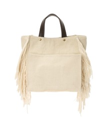 ALEXIA STAM スクエアフリンジトートバッグ(ミディアム) アリシアスタンSquare Fringe Small Tote Bag（ALEXIA STAM