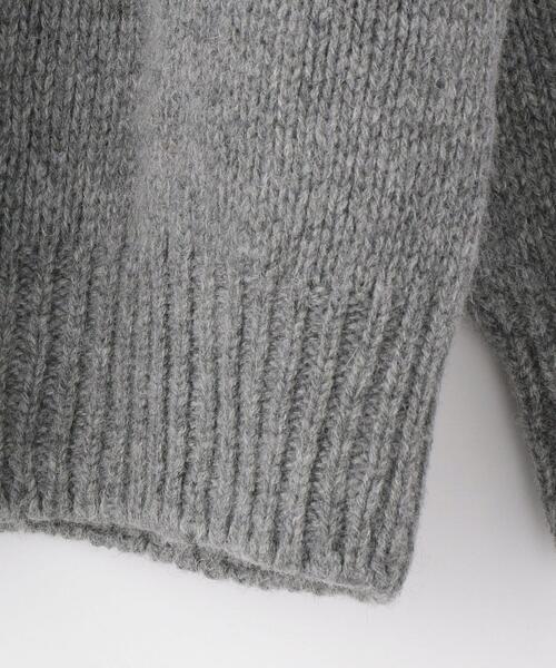 Harley of Scotland（ハーレーオブスコットランド）の「【別注】＜Harley of Scotland＞ オーバー ノルディック プルオーバー ニット（ニット/セーター・レディース・ブラック/グレー・FREE）」の14枚目の写真