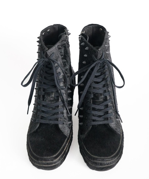 SHAREEF（シャリーフ）の「SNEAKER BOOTS（ブーツ・メンズ・ブラック/オフホワイト/ネイビー・2/1/3）」の4枚目の写真