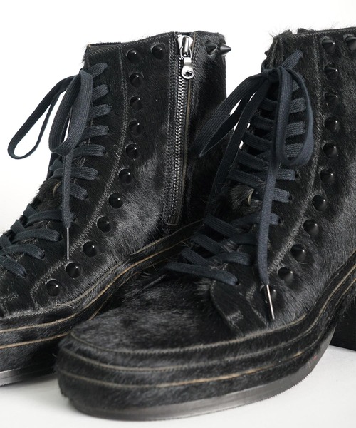 SHAREEF（シャリーフ）の「SNEAKER BOOTS（ブーツ・メンズ・ブラック/オフホワイト/ネイビー・2/1/3）」の5枚目の写真