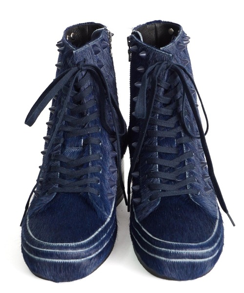 SHAREEF（シャリーフ）の「SNEAKER BOOTS（ブーツ・メンズ・ブラック/オフホワイト/ネイビー・2/1/3）」の11枚目の写真